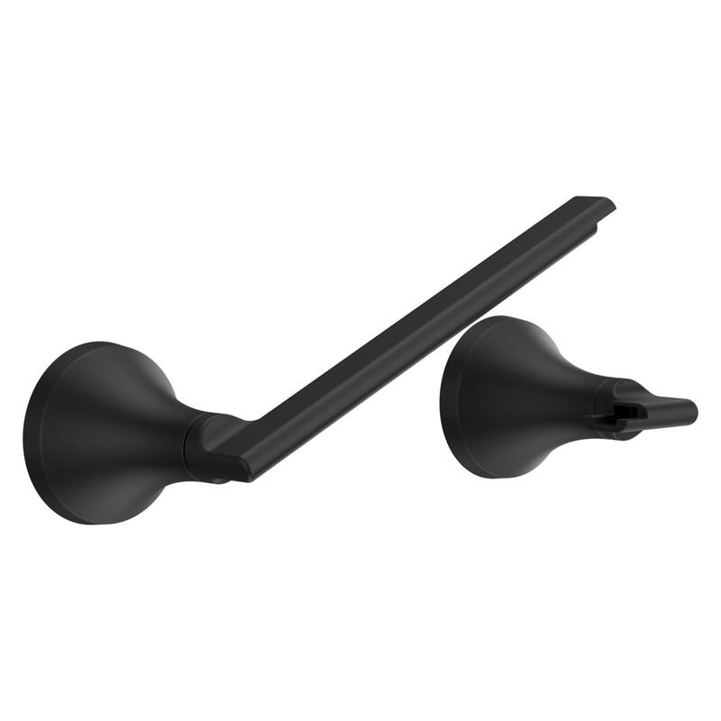 Pfister BPH-VED0 Vedra Wall Mounted Pivoting Toilet Paper Holder - Matte Black