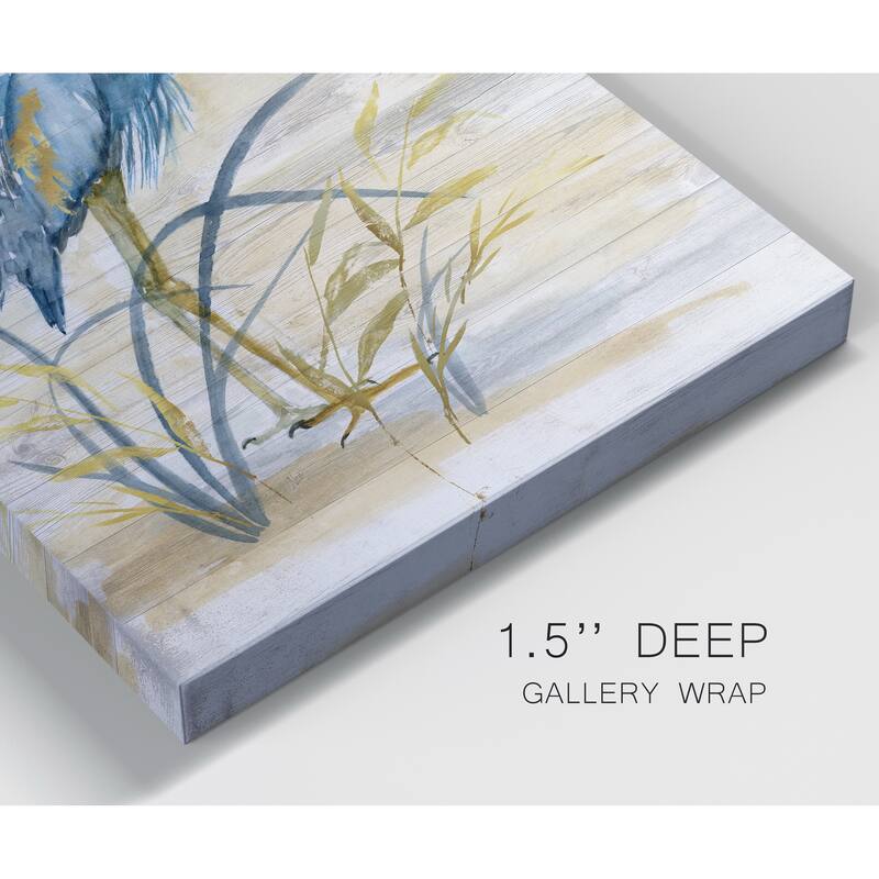 Blue Heron I-Premium Gallery Wrapped Canvas - Ready to Hang