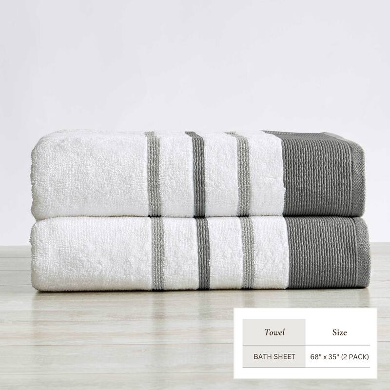 Linery & Co. Luxury Cotton Decorative Towel Set.