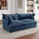 Option 2*Corner Sofa-Navy