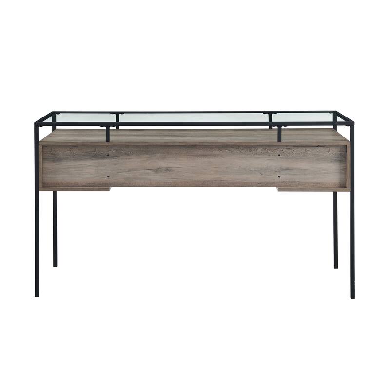 Middlebrook 56-inch Glass Top Writing Desk