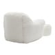 preview thumbnail 44 of 42, Bean Bag Chair, Comfy Bean Bag Sofa with Back Support, With Footstool,Faux Fur Bean Bag Chair