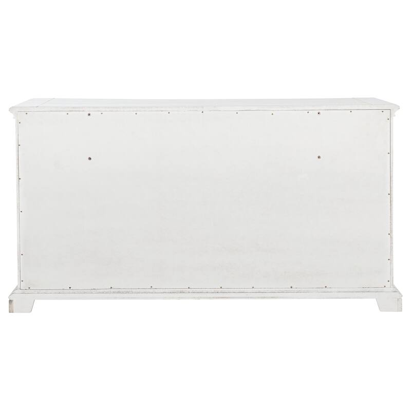 McKinney 6-drawer Bedroom Dresser with Mirror Vintage White