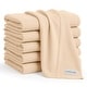 preview thumbnail 69 of 73, Baby Burp Cloths Set, Large 6-Layer, 100% Cotton Comfy Cubs Cream 6P
