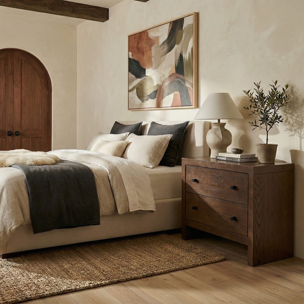 SAFAVIEH Couture Frederick Nightstand with 2 Drawers