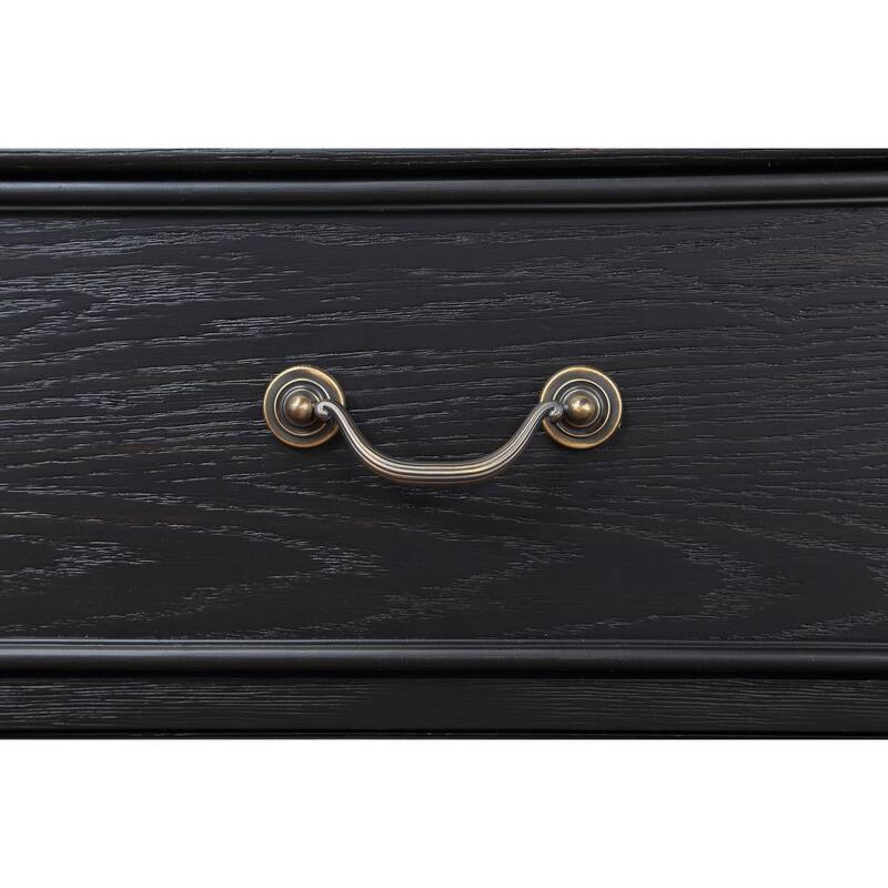 Taylor Black 3-drawer Nightstand