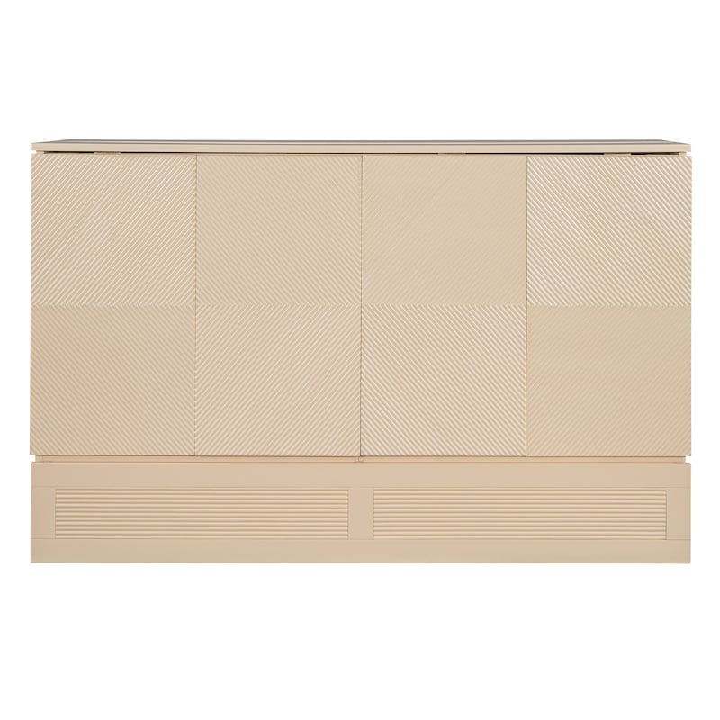 Modern Murphy Bed Wall Bed with Drawer, Sockets and USB Ports