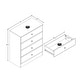 preview thumbnail 3 of 10, Bella 4-Drawer Dresser, White