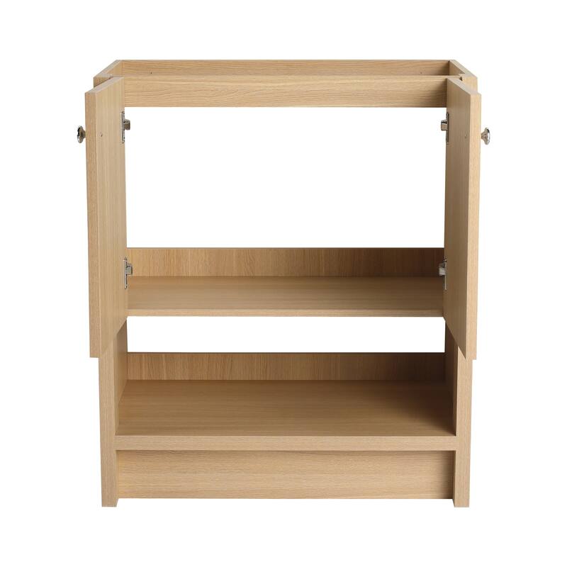 GDFStudio - Roserise Modern Freestanding Bathroom Vanity Cabinet with 2-Soft Closing Doors, Sink NOT INCLUDED - 30"