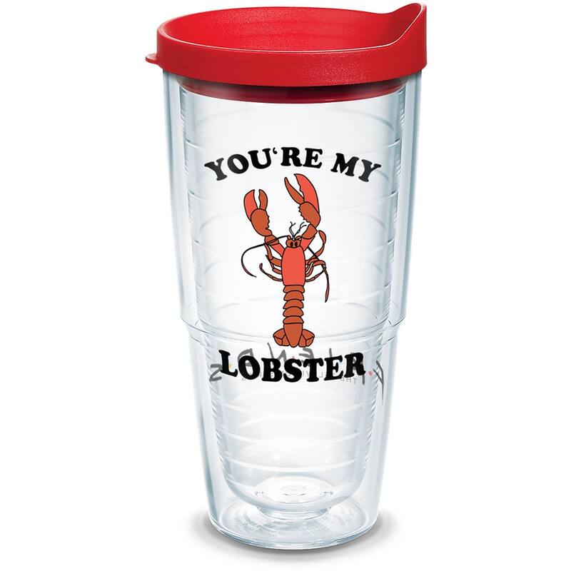 Tervis Friends Lobster Made in USA Double Walled Insulated Travel Tumbler, Classic - 24oz