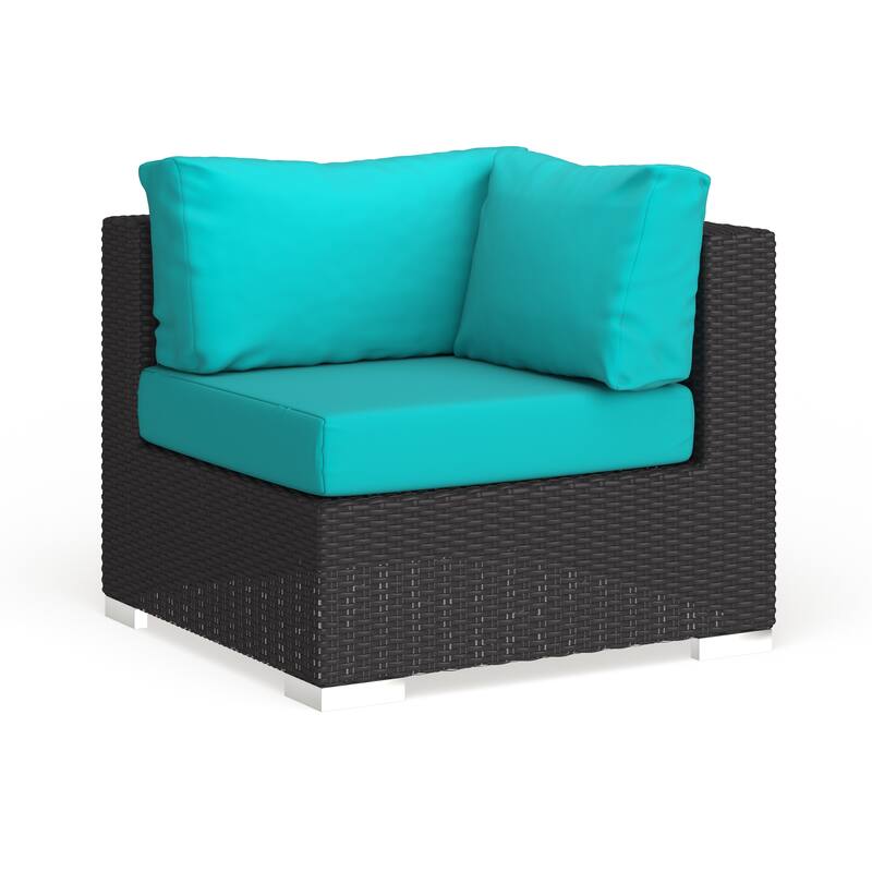 Bocabec Outdoor Patio Corner by Havenside Home - Blue