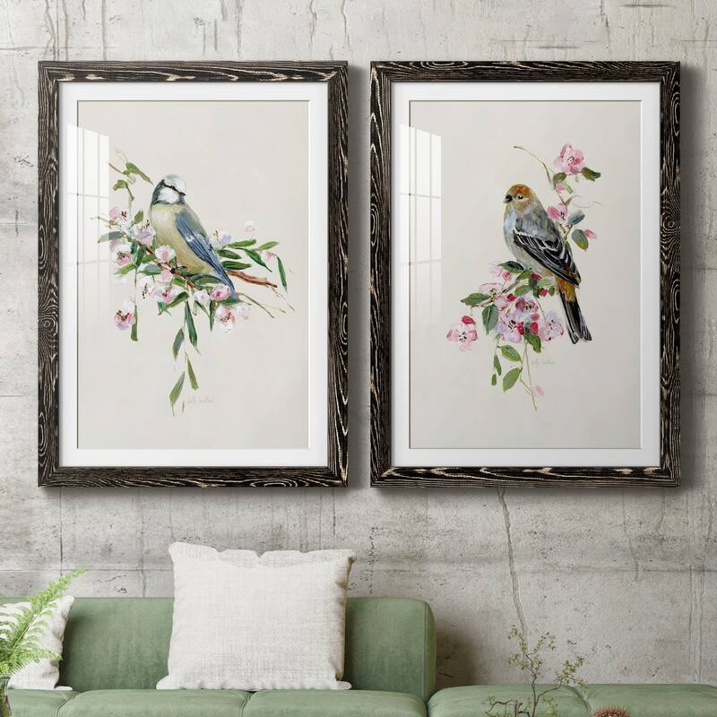 Spring Song Blue Bird-Premium Framed Print - Ready to Hang