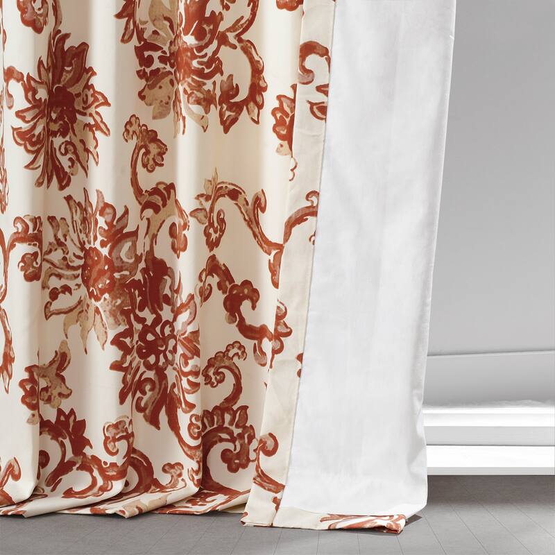 Exclusive Fabrics Indonesian Printed Cotton Twill Curtain (1 Panel)