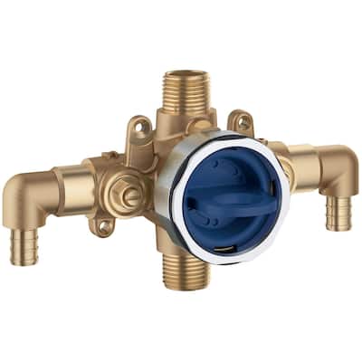 Grohe GrohSafe 3.0 Pressure Balance Valve with PEX Crimp Outlets,
