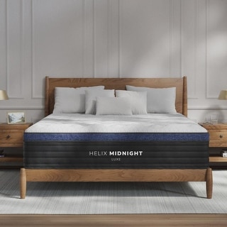 Helix Midnight Luxe 13" Medium Mattress with GlacioTex Cooling Pillow Top