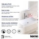 preview thumbnail 5 of 4, Karran Valera 24" Vitreous China Vessel Bathroom Sink in White