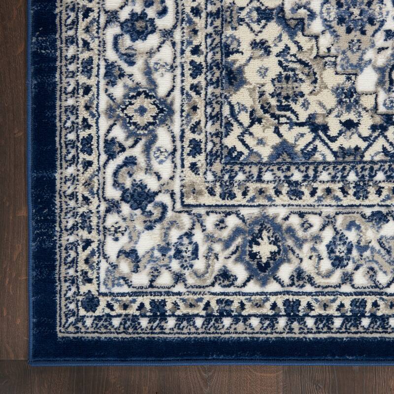 Nourison Cyrus Persian Floral Medallion Area Rug