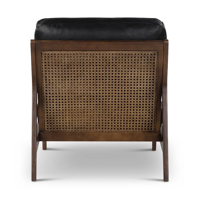 Metro - Carmelo Genuine Leather Accent Chair