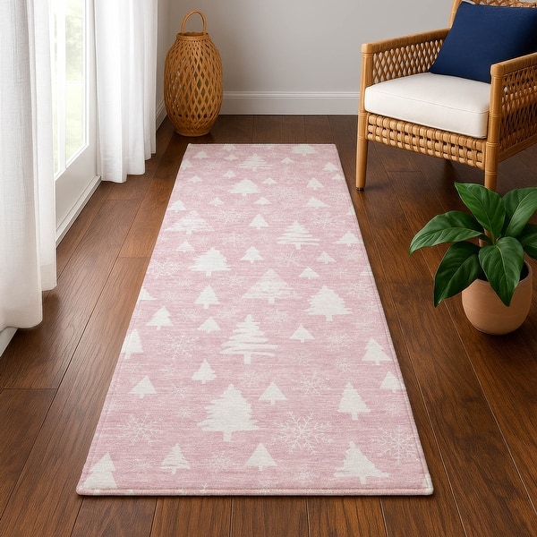 Premium Washable Super Soft Christmas Tree Mayfield Rug - Bed Bath & Beyond - 43308253