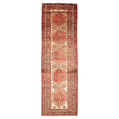 ECARPETGALLERY Hand-knotted Konya Anatolian Copper Wool Rug - 3'8 x 13'1