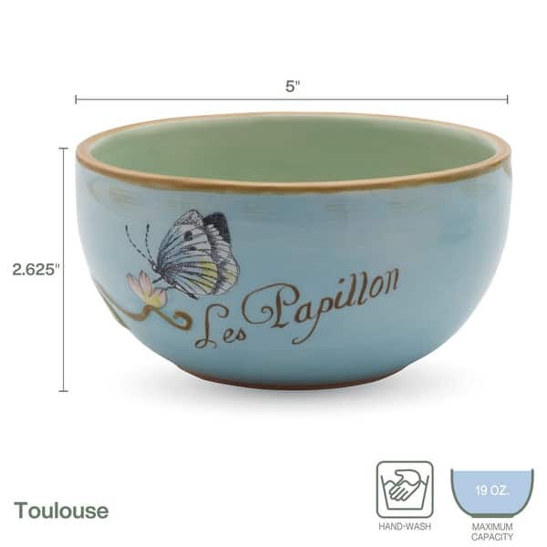 Fitz and Floyd Set of 4 Toulouse Small Bowls, 19 Oz