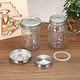 preview thumbnail 5 of 4, Regular Mouth Stainless Steel Mason Jar Lids, Canning Jars Caps - Silver