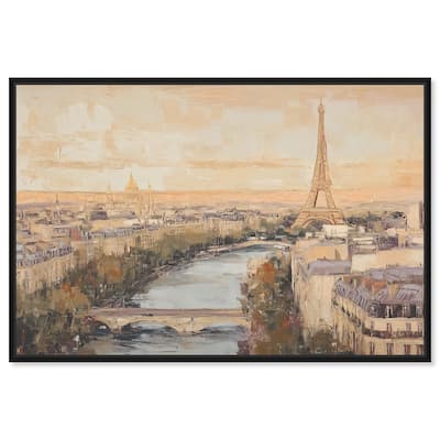 Sunrise Paris Canvas by Art Remedy