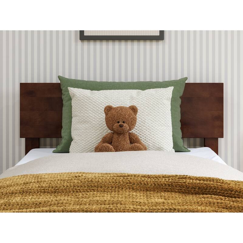 Aria Solid Wood Modern Low Profile Platform Bed