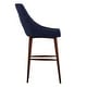 preview thumbnail 17 of 28, Sasha Espresso Barrel Back Counter Stools (Set of 2) iNSPIRE Q Modern