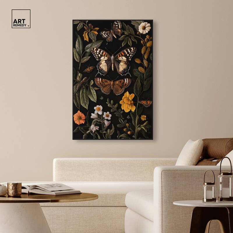 Winged Visitors I Canvas by Art Remedy