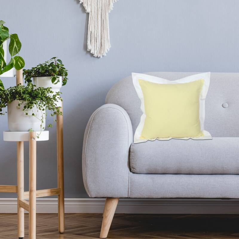 Sevita Bright Bordered Throw Pillow