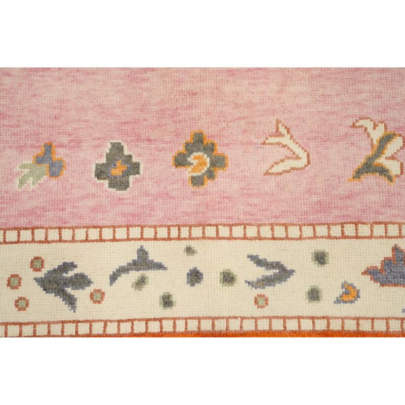 Hand Knotted Oriental 100% Wool Carpet Modern Geometric Multi-Colored Gabbeh Area Rug - 14' 1'' X 10' 4''