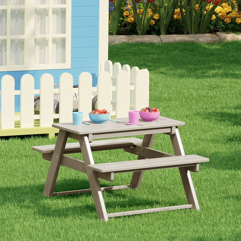Laguna Kids Outdoor Poly Picnic Table