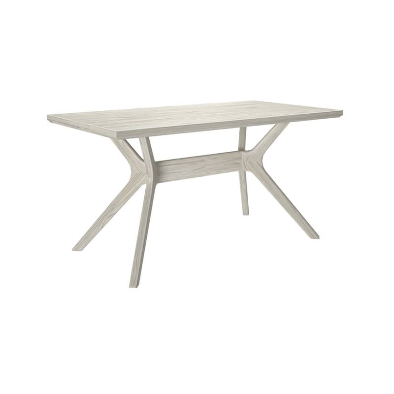 Plank and Beam Verso Cross Leg Rectangular Dining Table - 60"