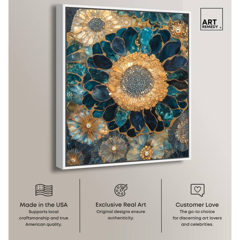 Opulent Geode II Canvas by Art Remedy