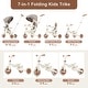 preview thumbnail 19 of 48, Baby Tricycle 7 in 1 , Foldable Toddler Tricycle with Removable and Adjustable Parent Handle