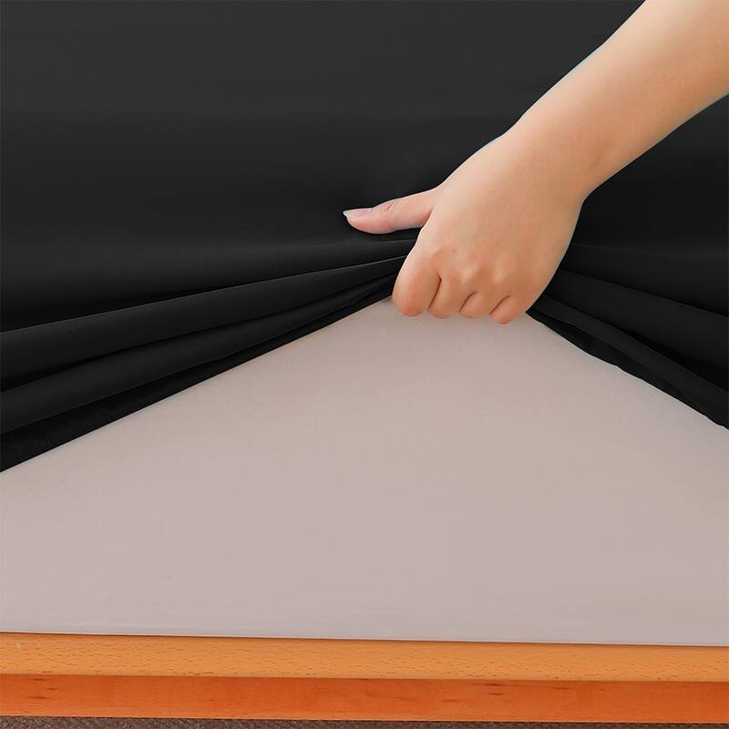 Shatex Soft Skin-Friendly 4-Piece Deep pocket Bed Sheet Set