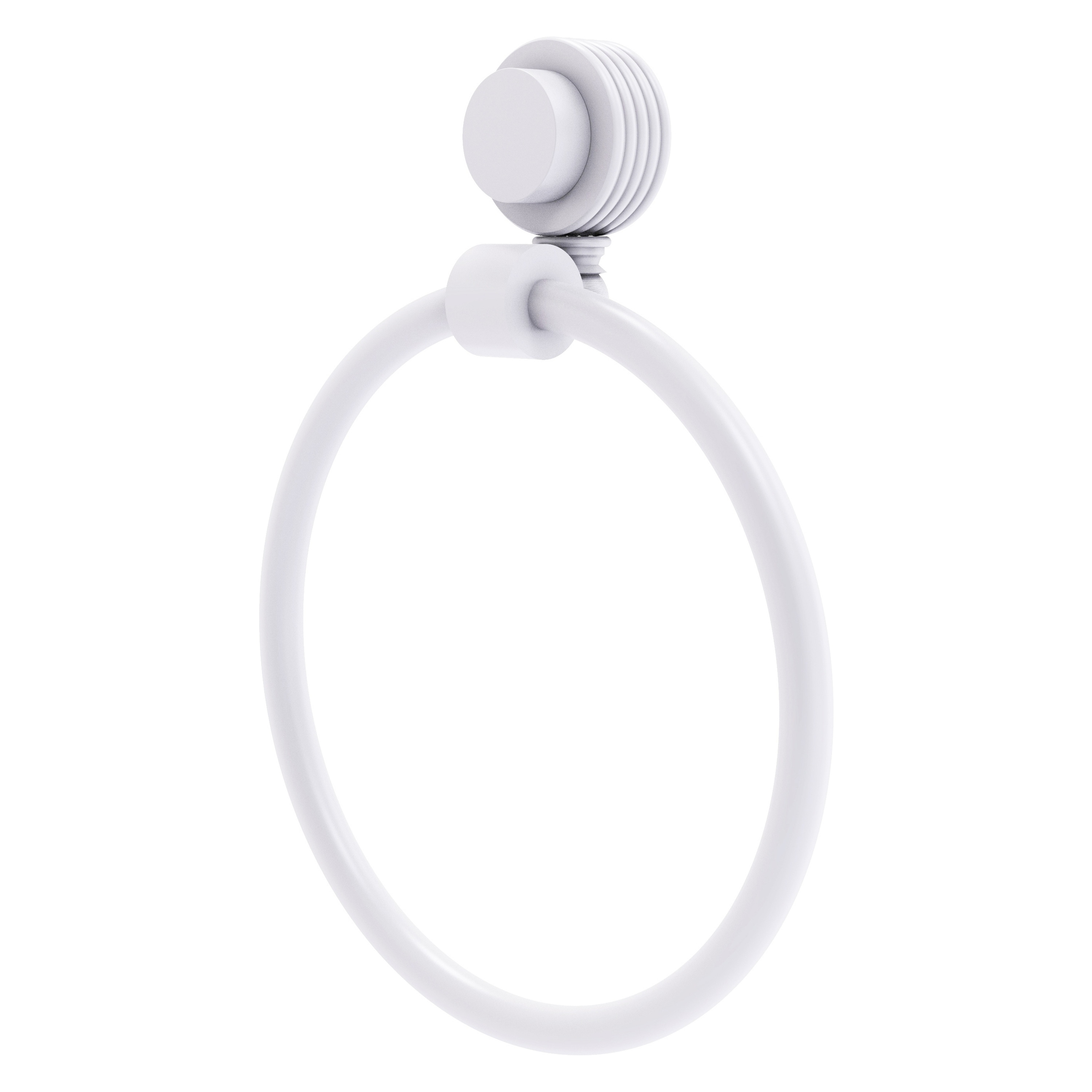 Allied Brass Venus Collection Towel Ring with Grooved Accent