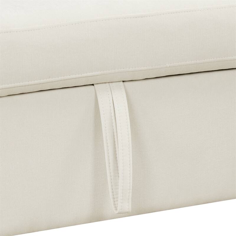 L-shaped Sofa Convertible Sofa Bed Pull Out Sofa Sleeper w/Back Pillow