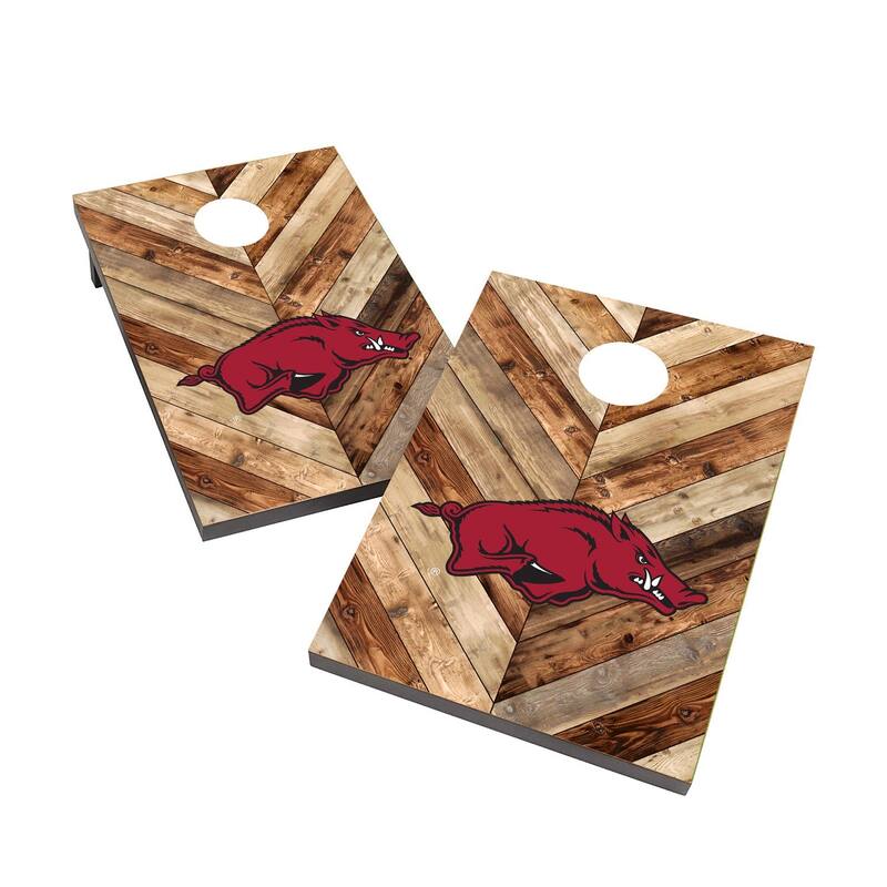 Arkansas Razorbacks 2x4 Cornhole Boards - Include Case & Lights