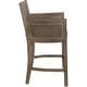 preview thumbnail 6 of 5, Uttermost Encore 23"W Rustic Beach Cane Counter Stool