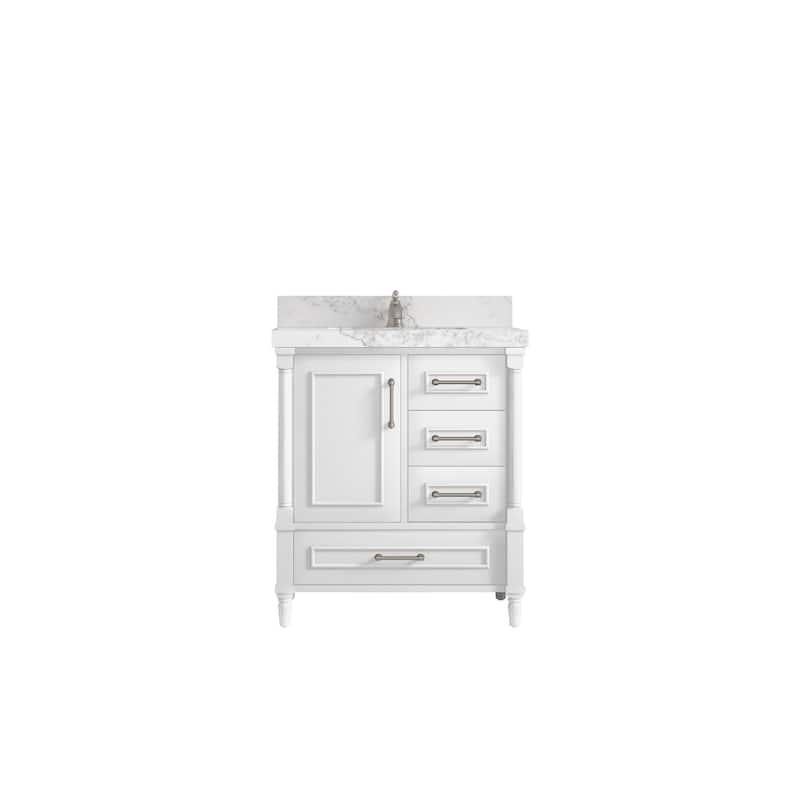 Willow Collections 30 in. W x 22 in. D Aberdeen Single Sink Bathroom Vanity with Countertop