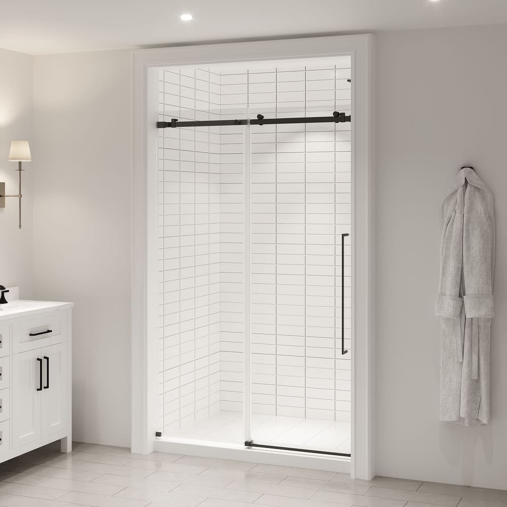 Ove Decors 15SGP-SELB48 Selby 74" High x 48" Wide Sliding Frameless