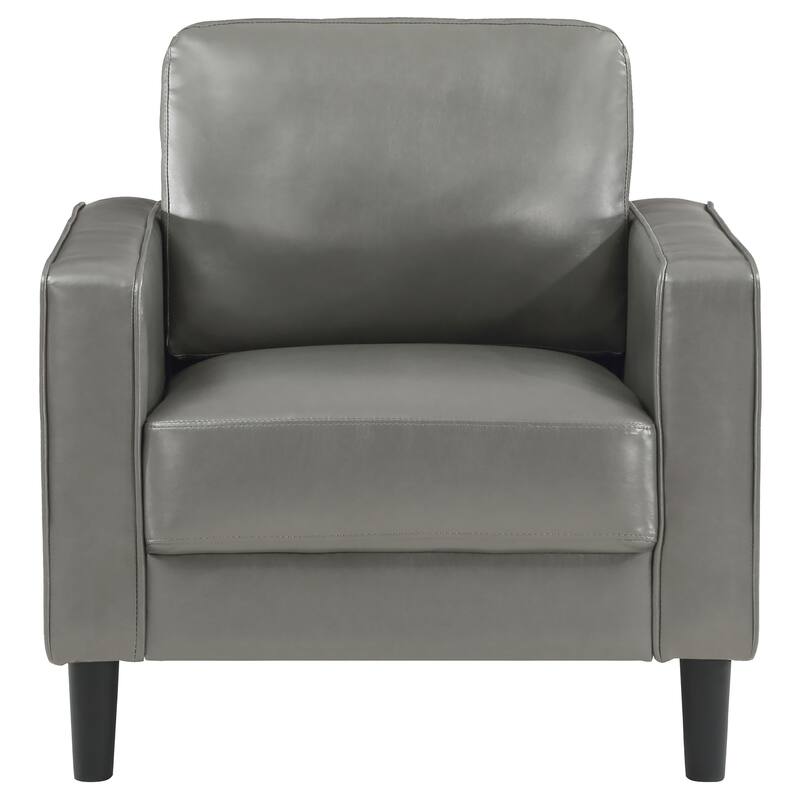 Ruth Transitional Upholstered Track Arm Sofa Set