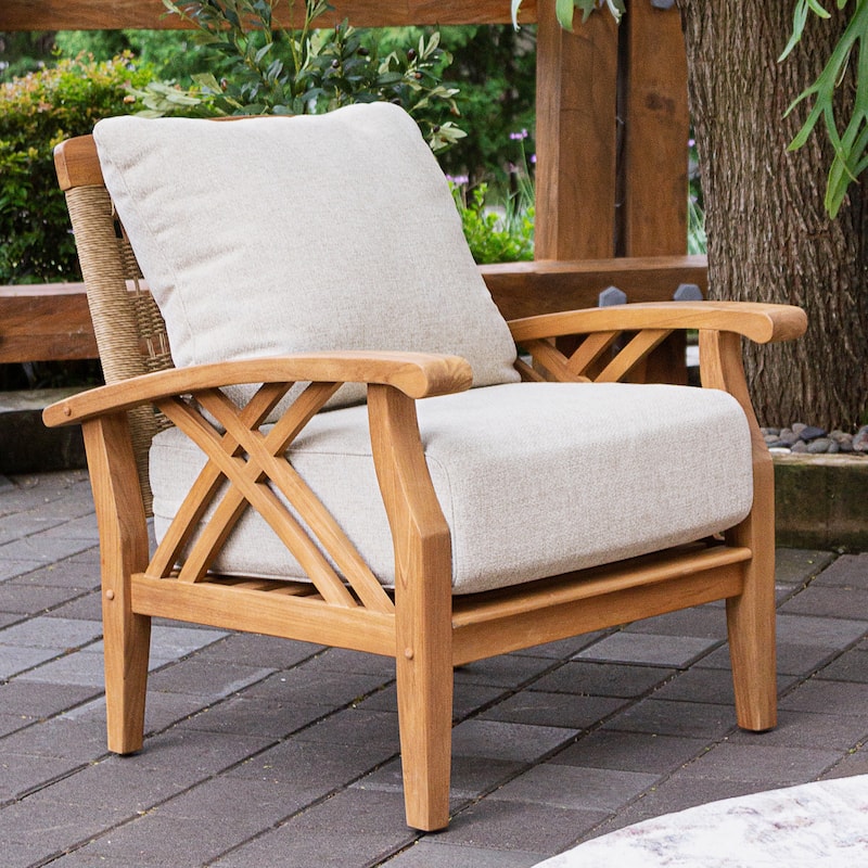 Cambridge Casual Carmel 5-Piece Teak Patio Conversation Set