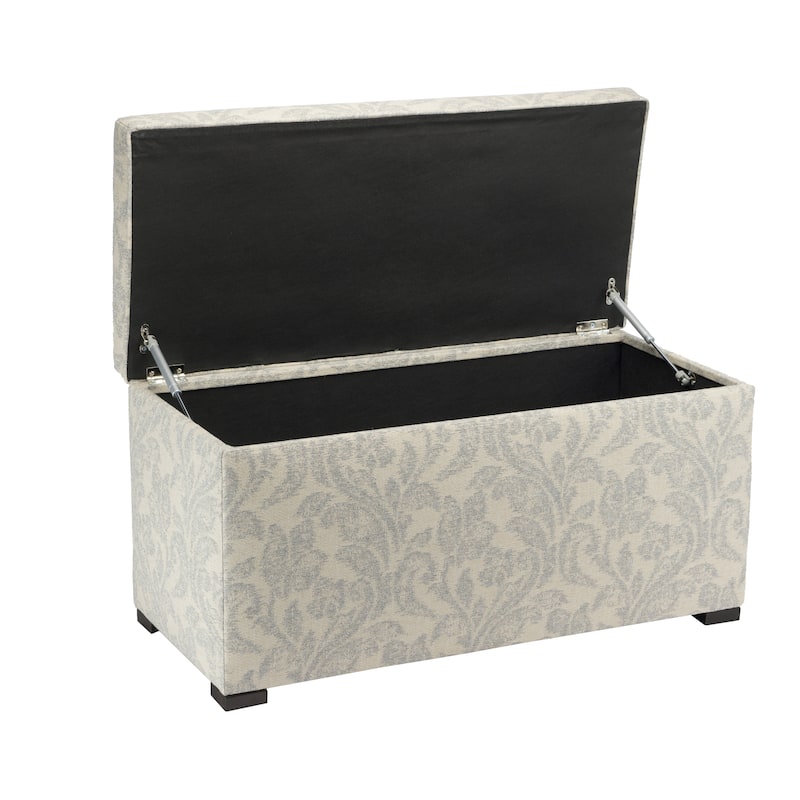 Angela Indoor L:iving Room Storage Trunk - Blue