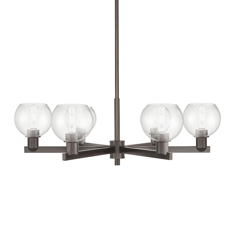 Innovations Lighting 716-6CR-10-36 Athens Chandelier Athens 6 Light - Oil Rubbed Bronze / Seedy