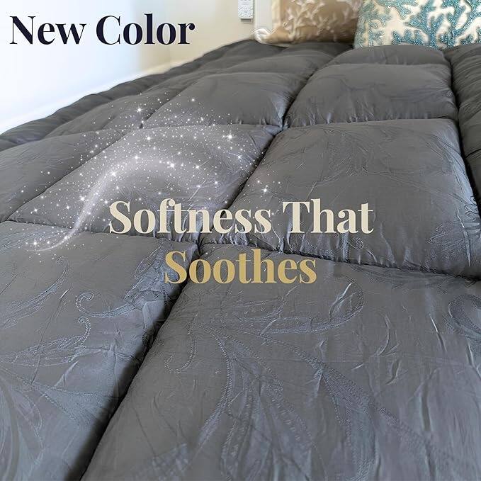 Royal Therapy Mattress Pad - 8-23 Inches Deep Pocket, 400 TC Cotton Thick Mattress Topper