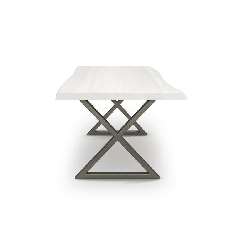 Urbia Brooks Solid Acacia Dining Table - X Base