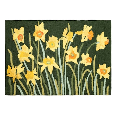 Liora Manne Frontporch Daffodil Indoor/Outdoor Rug